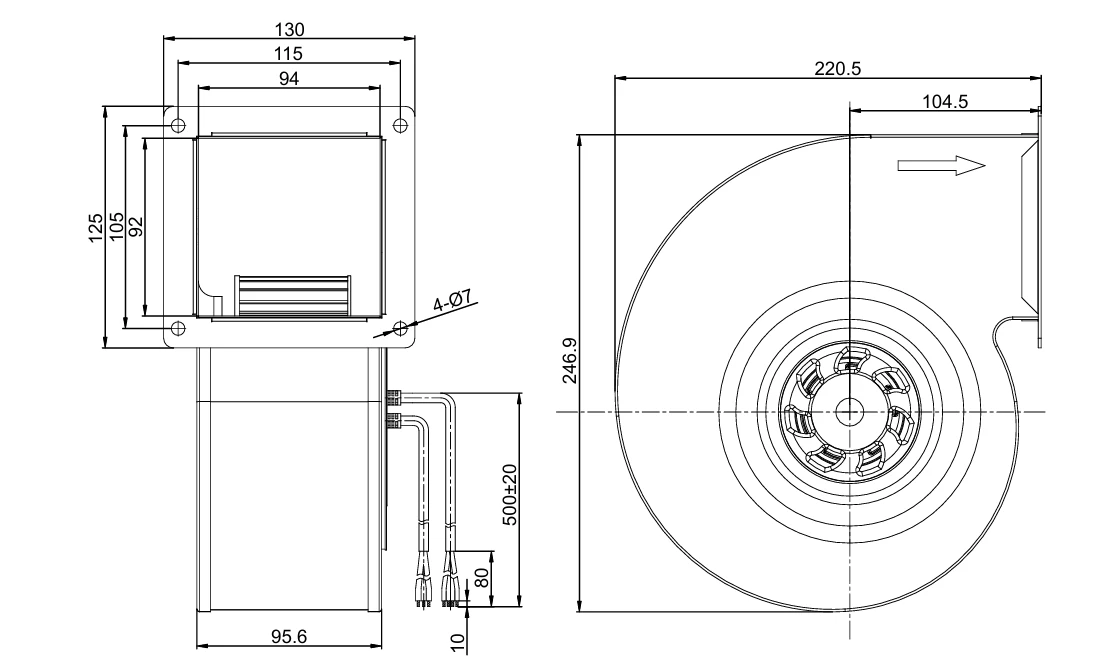 product-1-1 SL-F140B-EC-00 overall dimensions