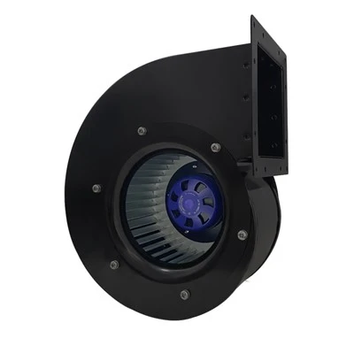 Ventilador centrífugo de entrada única frontal EC radial de exaustão IP55 de 200 mm com rolamentos de esferas para FFU
