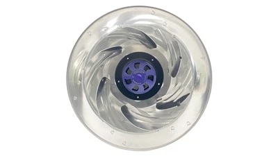Ventilador centrífugo curvado para trás EC de 280 mm Exaustor de cozinha para montagem no teto